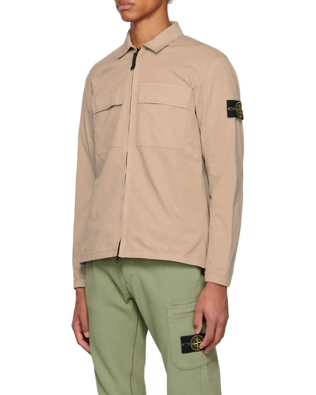 Logo-Patch Sleeve Shirt
