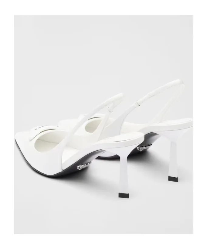 Prada Pointed-Toe Slingback Pumps