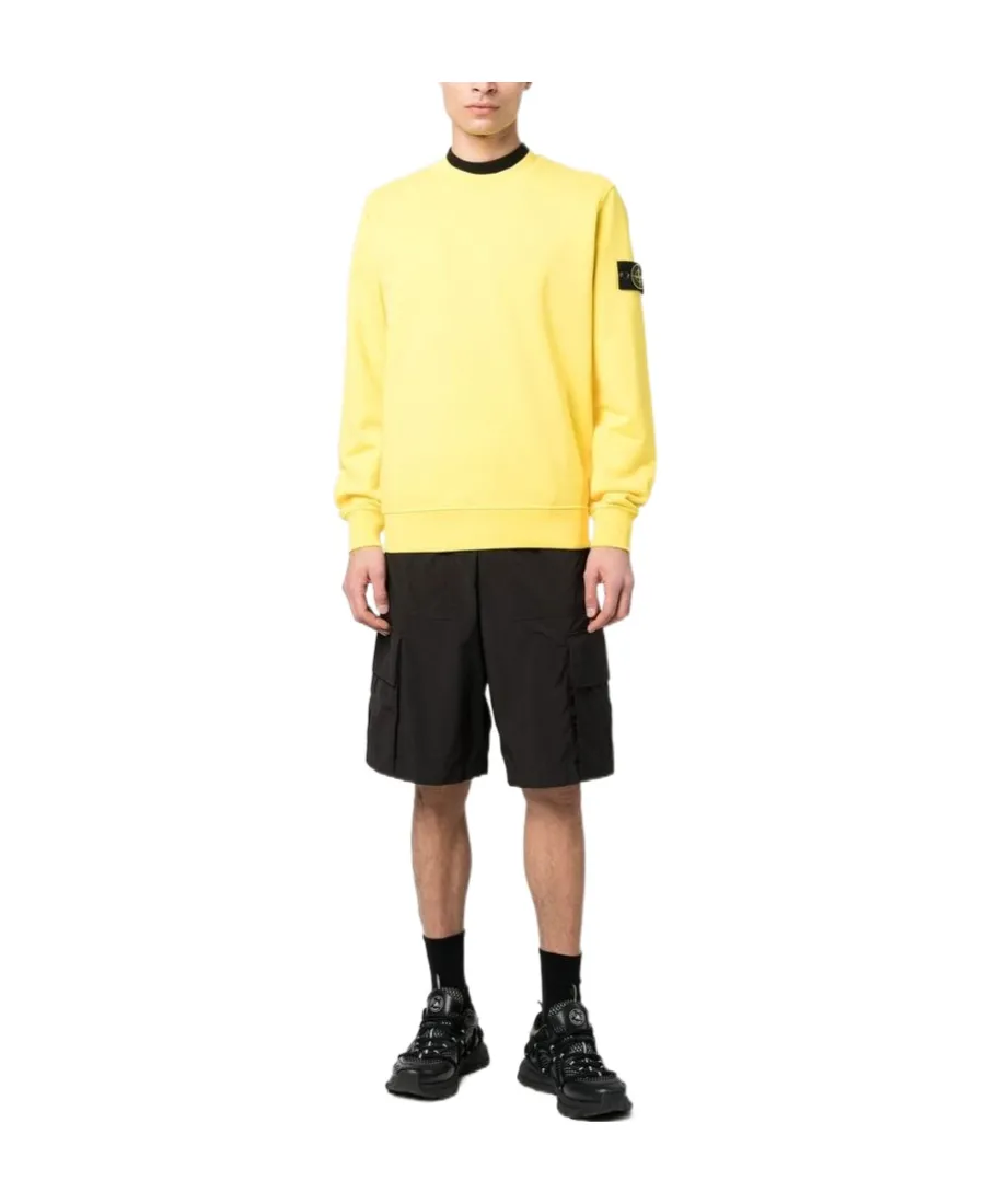 Logo-Patch Crew Neck Sweatshirt