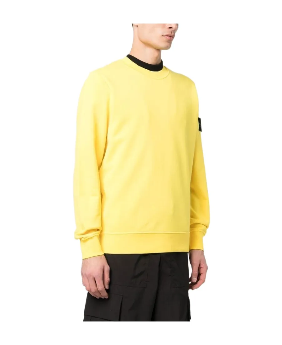 Logo-Patch Crew Neck Sweatshirt