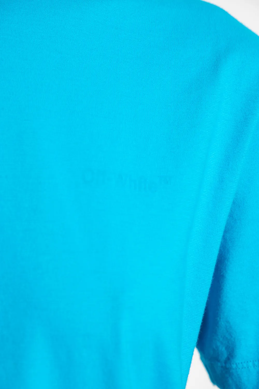 Off-White Diagonal Striped Crewneck T-Shirt