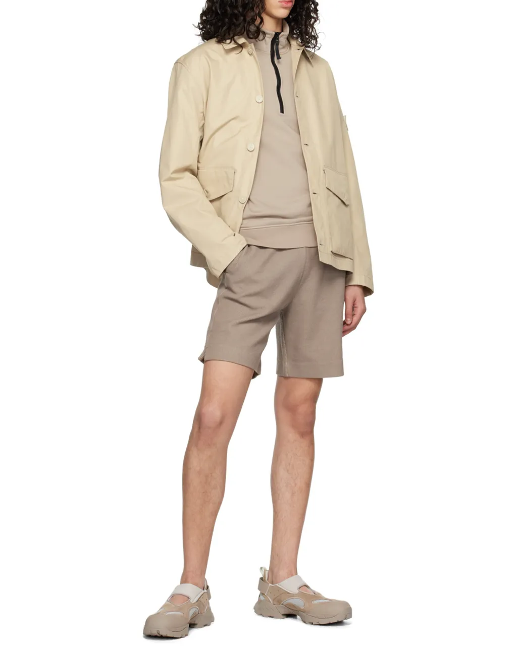 Stone Island Buttoned Shirt Jacket