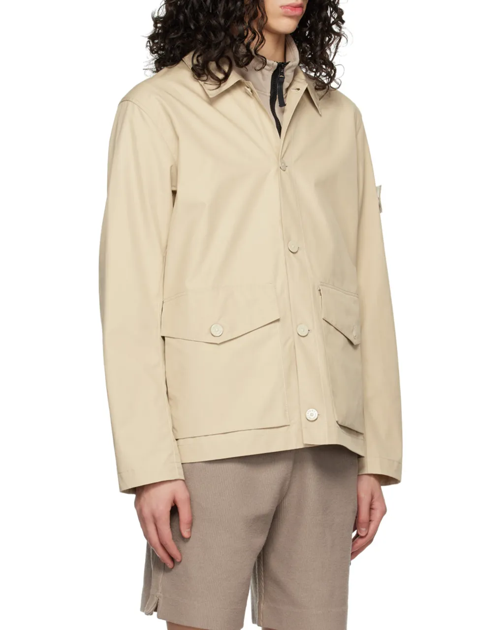 Stone Island Buttoned Shirt Jacket