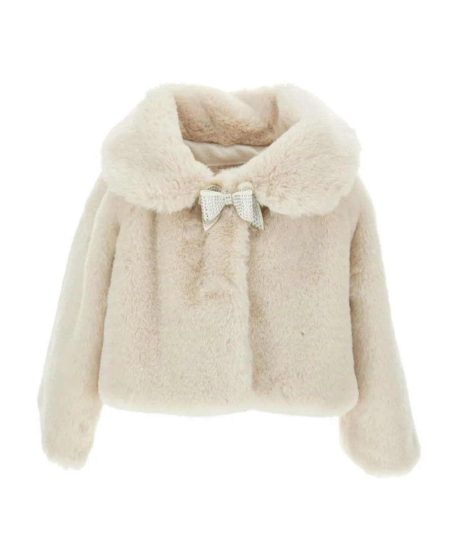Faux-Fur Cropped Coat
