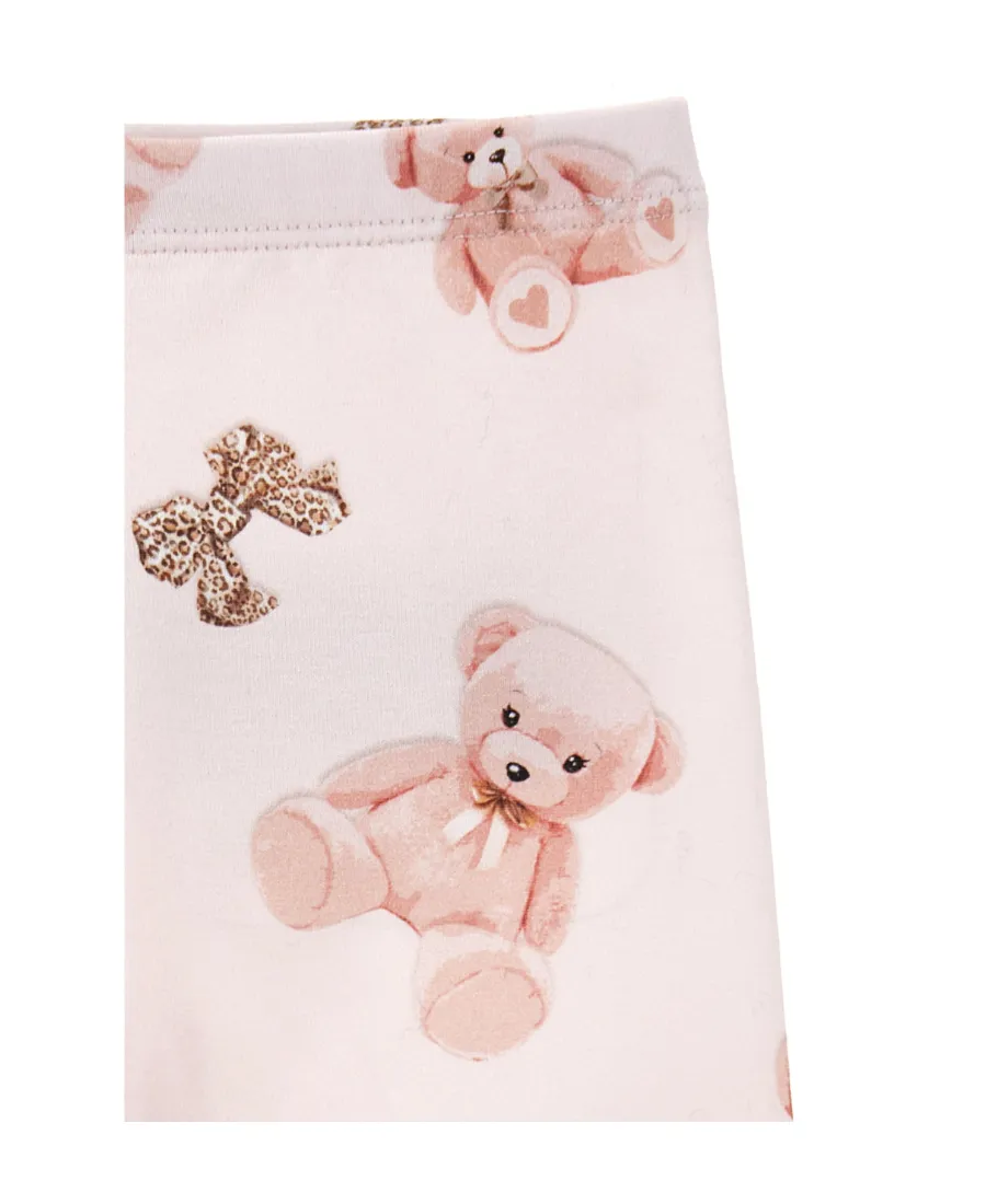 Teddy Bear Print Leggings