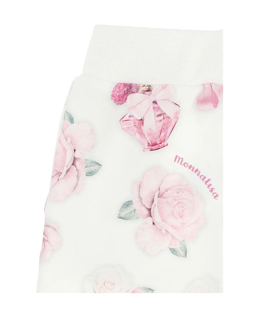 Floral-Print Cotton Track Pants