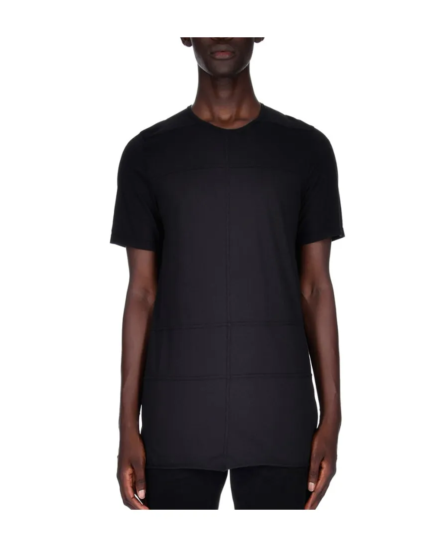 Black Plain Knitted T-Shirt