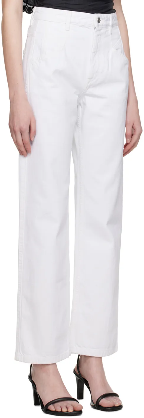 Straight-Leg Denim Jeans