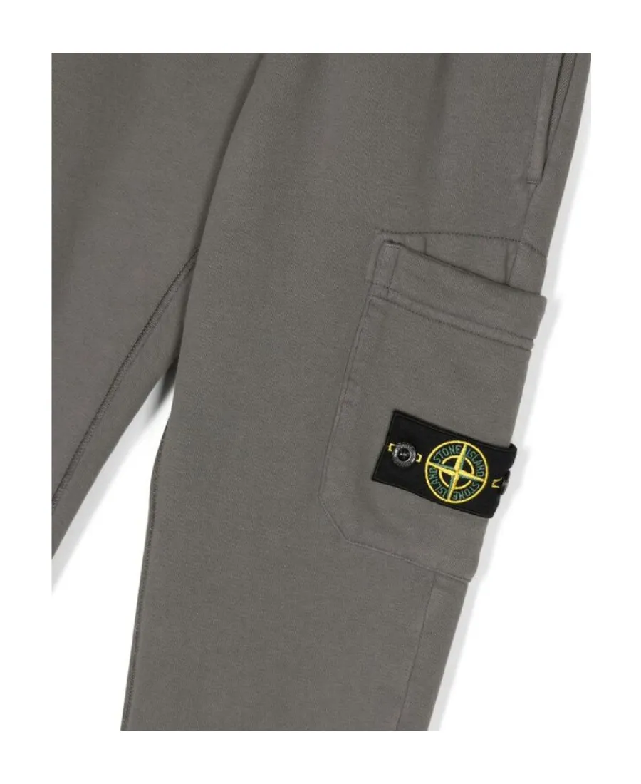 Stone Island Junior Logo Patch Trousers