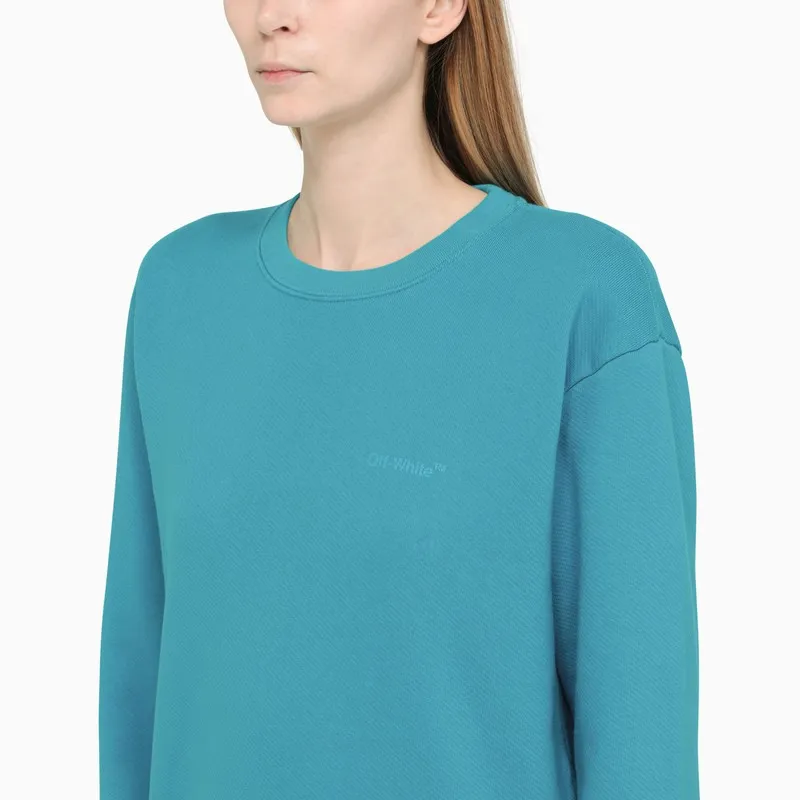 Diag-Stripe Print Sweatshirt