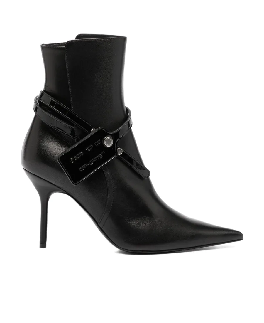 Zip Tie Stiletto Boots