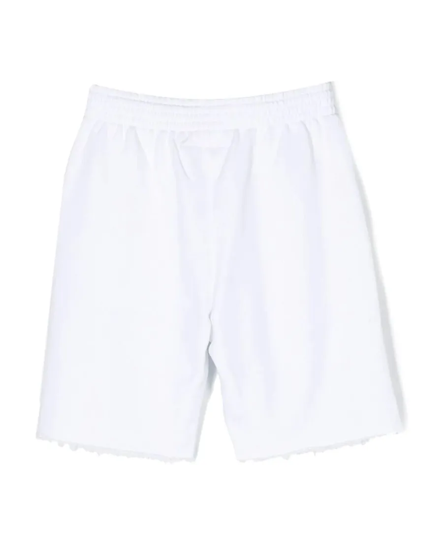 Mm6 Maison Margiela Kids Logo Printed Track Shorts