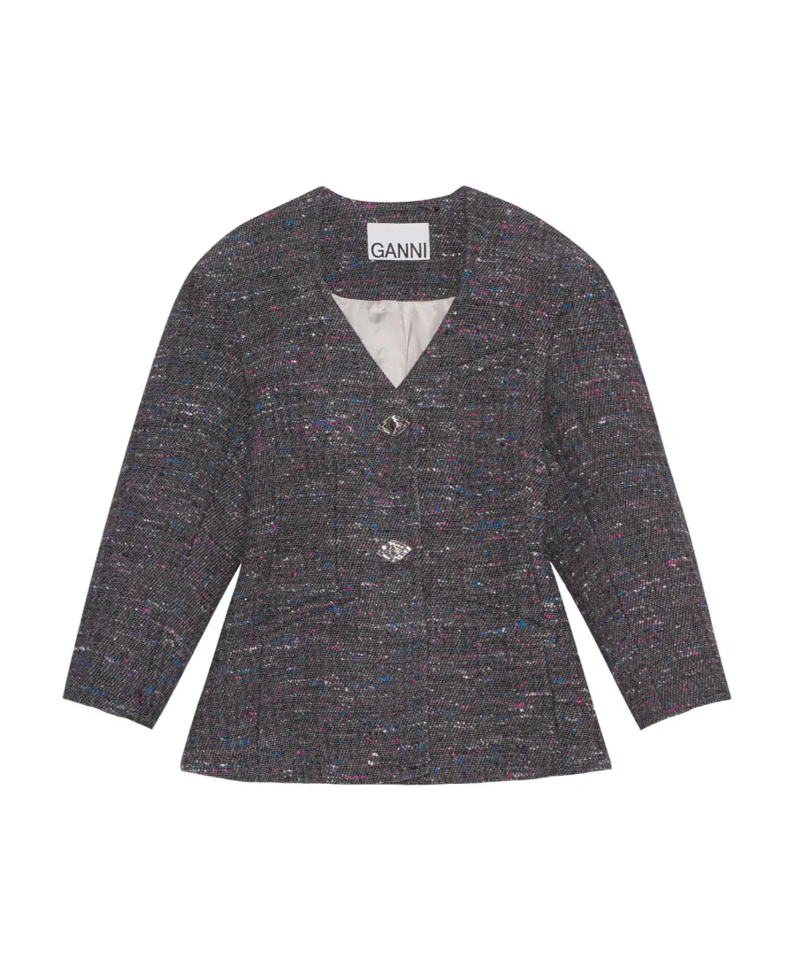 Fitted Wool Blazer