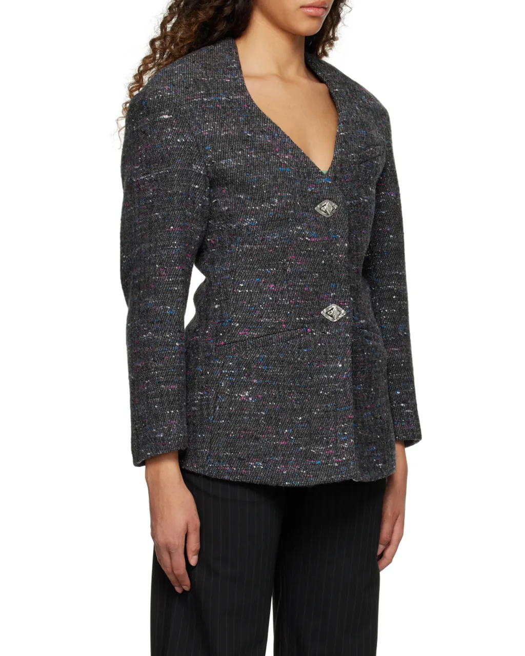 Fitted Wool Blazer