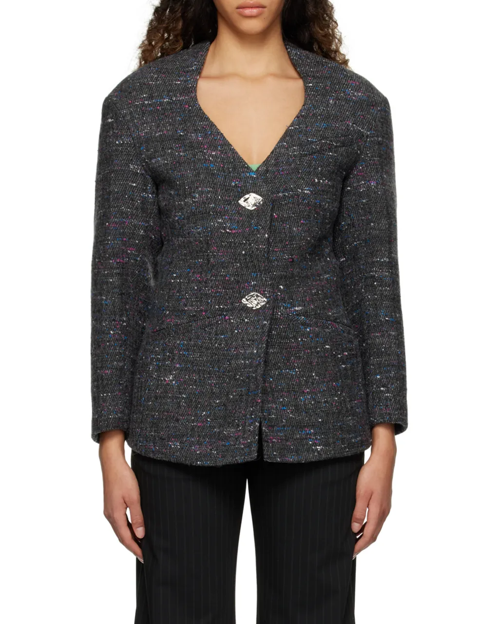 Fitted Wool Blazer