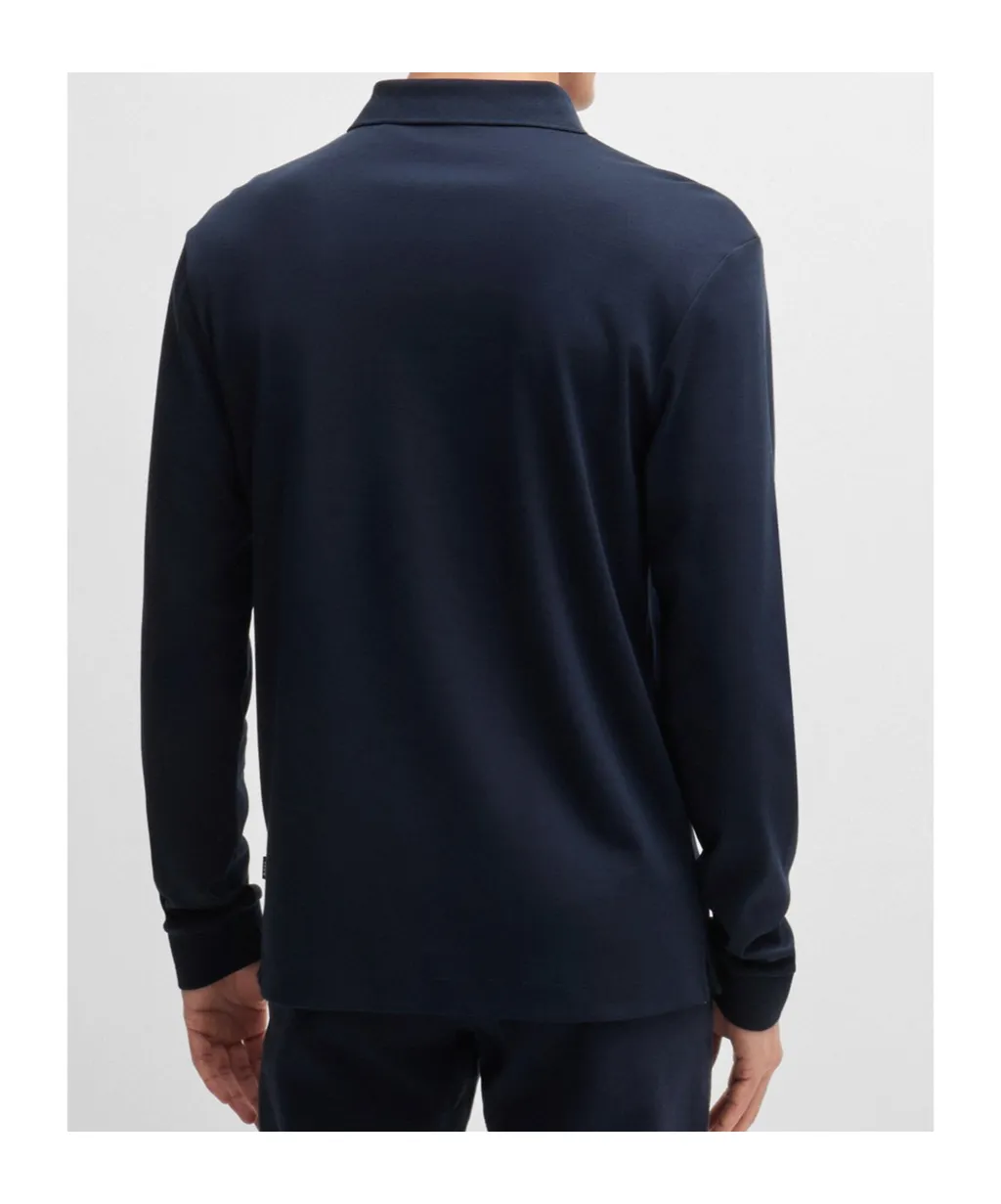 Long-Sleeved Polo Shirt