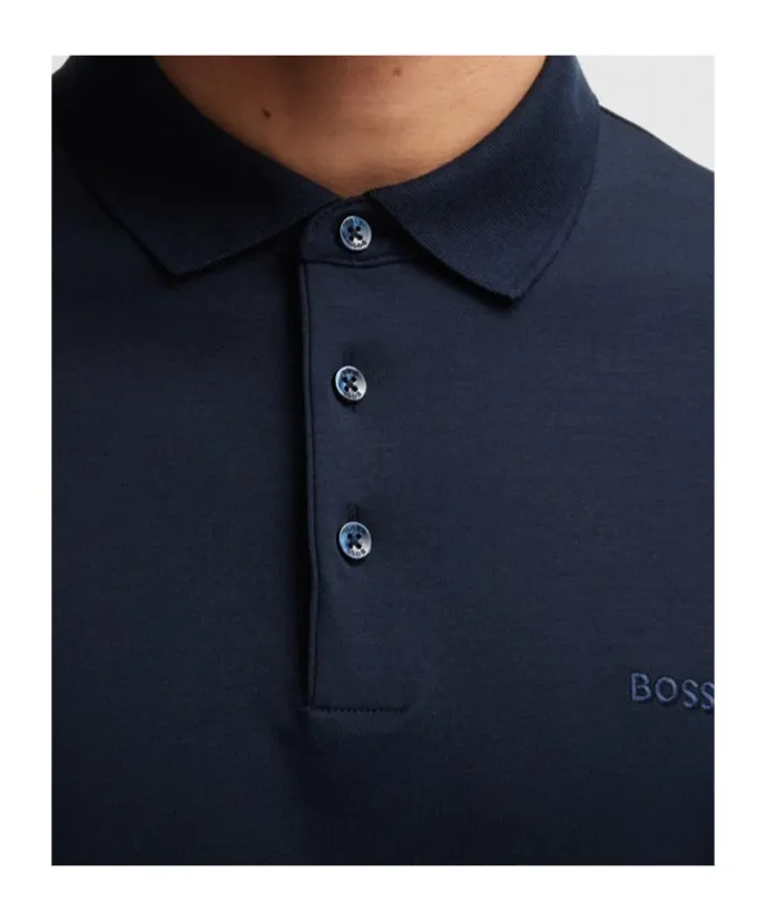Long-Sleeved Polo Shirt