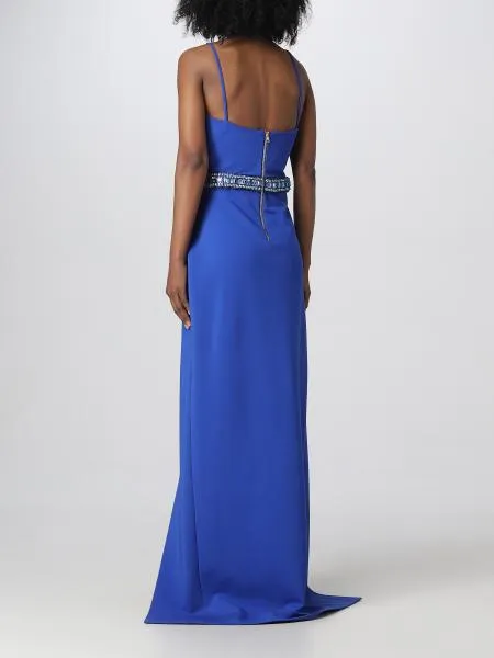 Snake-Detail Maxi Dress