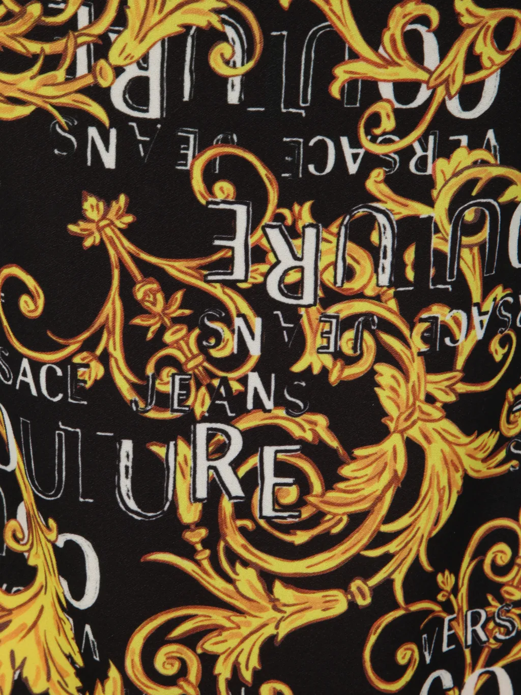 Versace Jeans Couture Logo Printed Sleeveless Mini Dress