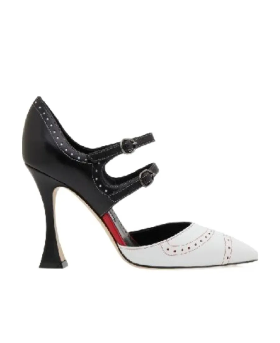 Logo Pointed High Heels
