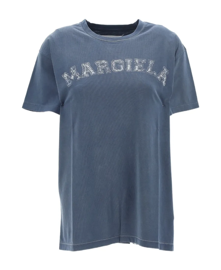 Maison Margiela Logo Printed Crewneck T-Shirt