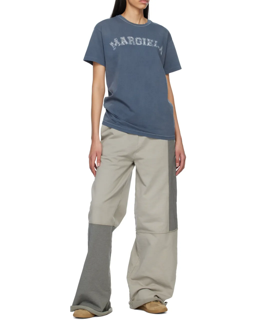 Maison Margiela Logo Printed Crewneck T-Shirt