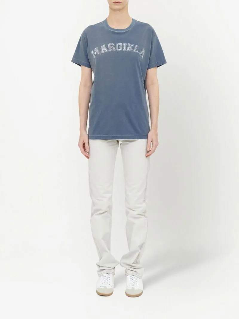 Maison Margiela Logo Printed Crewneck T-Shirt