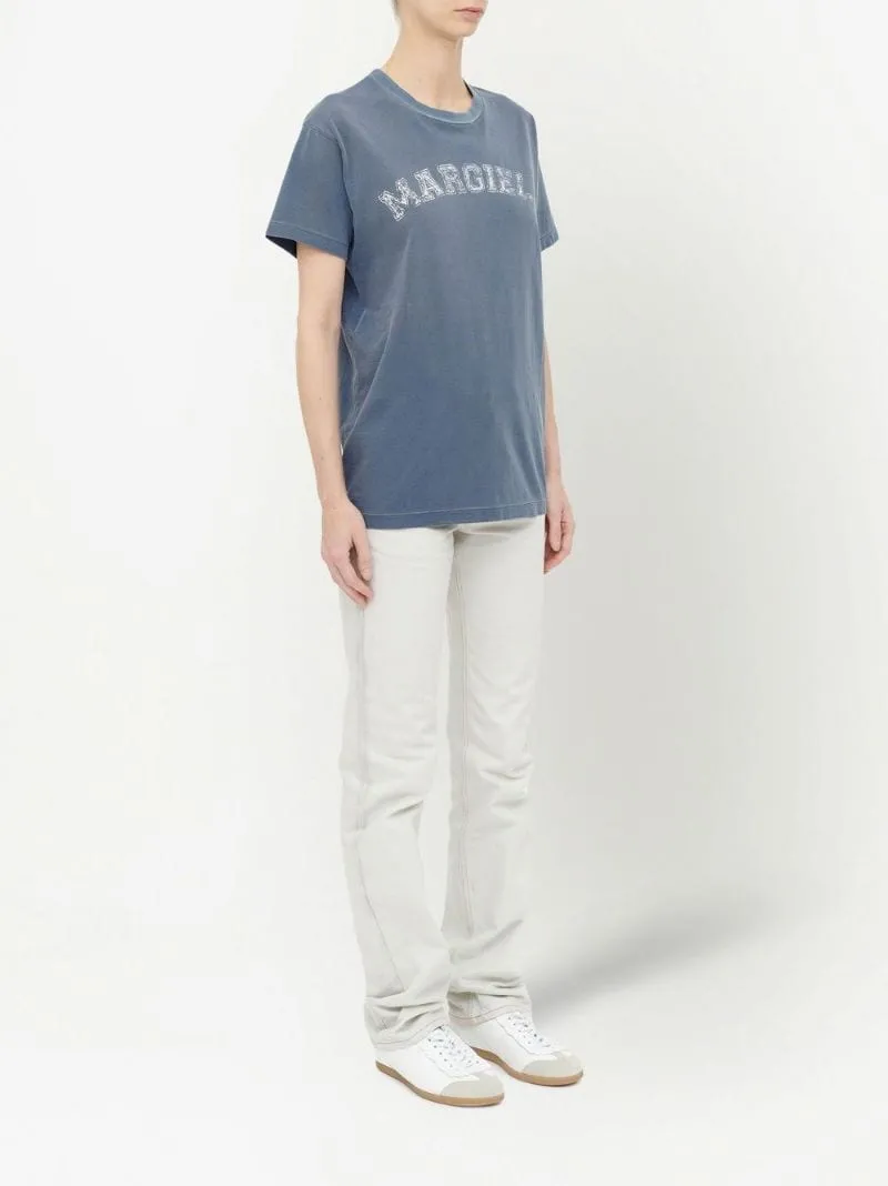 Maison Margiela Logo Printed Crewneck T-Shirt