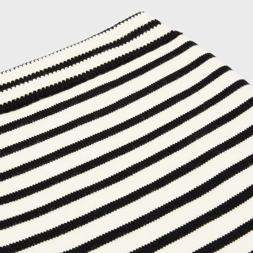 Bustier In MariniÈRe Striped Wool