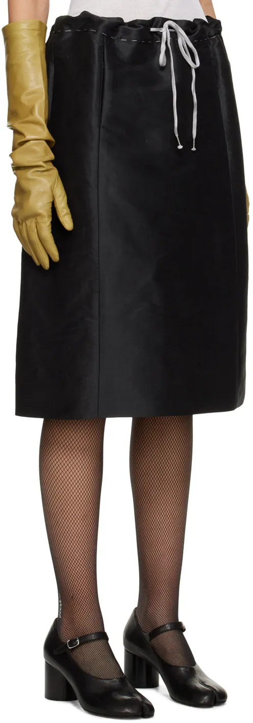 Maison Margiela Drawstring Midi Skirt