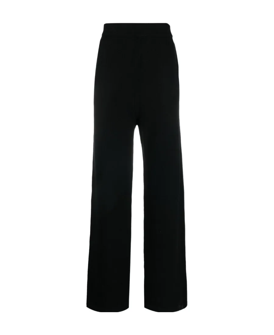 Men’S Black Cashmere Blend Joggers