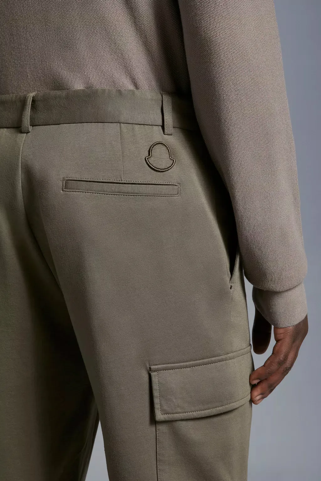 Moncler Logo Embroidered Cargo Trousers
