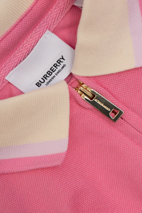 Logo-Embroidered Cotton Dress