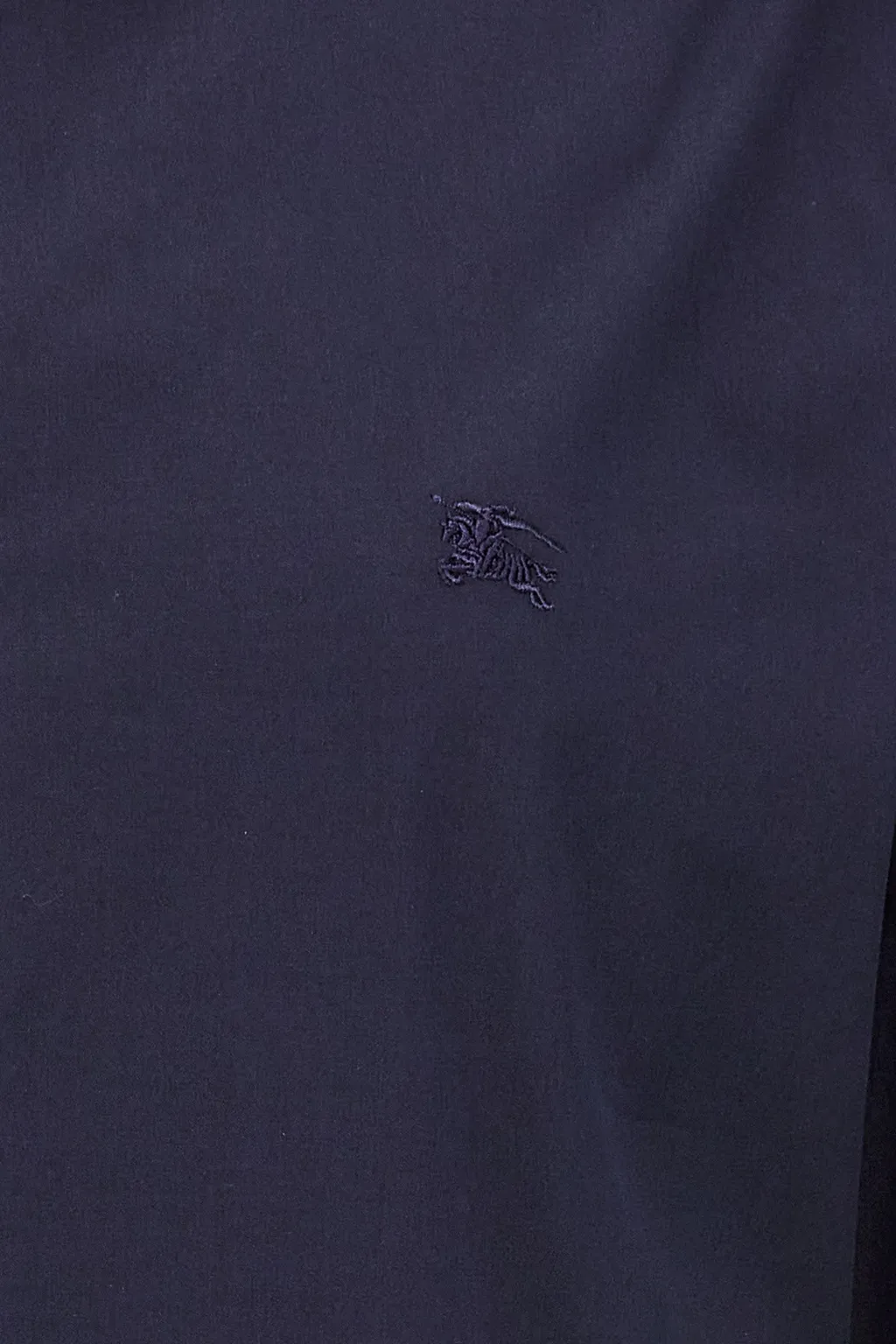 Burberry Equestrian Knight Logo Embroidered Buttoned Shirt