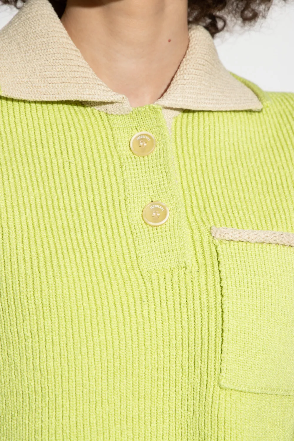 Le Polo Ribbed Knit Top