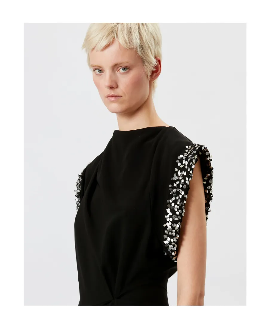 Leronia Sequin-Embellished Midi Dress