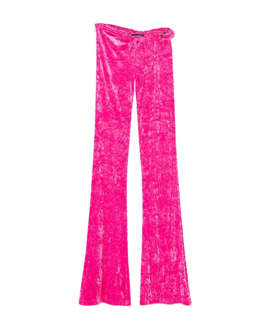 Crimped Bell Bottoms
