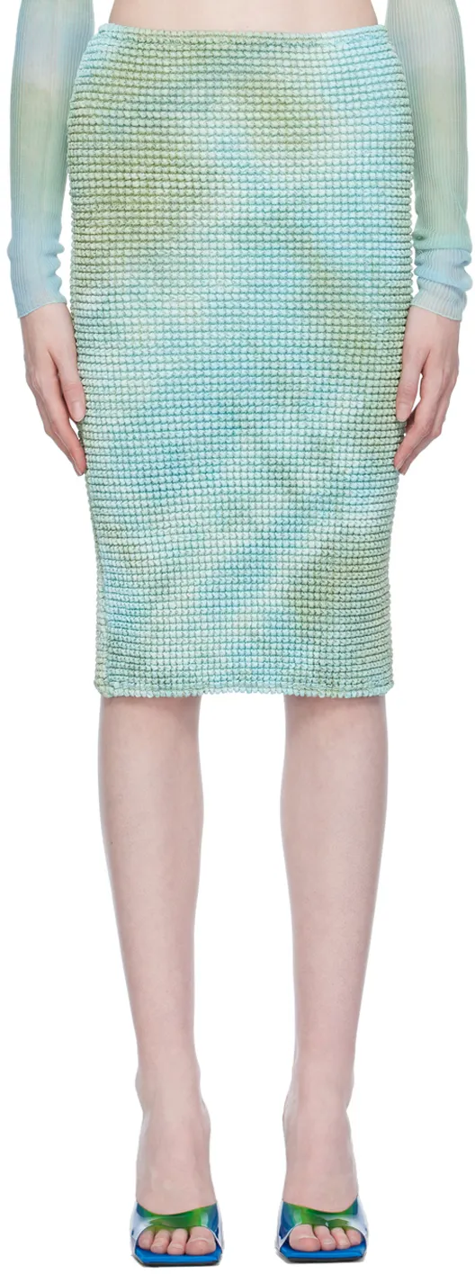 Tie-Dye Smocked Skirt