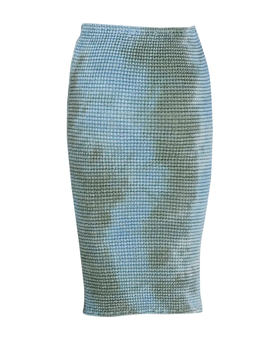 Tie-Dye Smocked Skirt