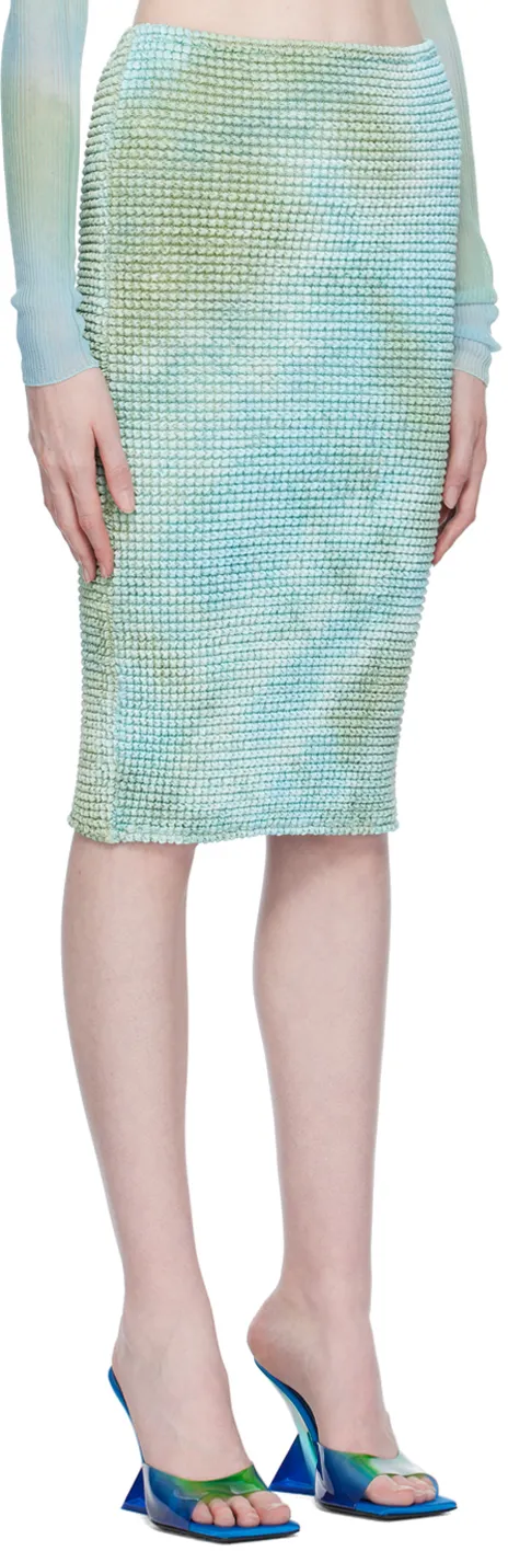 Tie-Dye Smocked Skirt