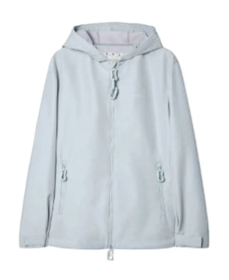 Off-White Quote Zip-Up Hooded Windbreaker