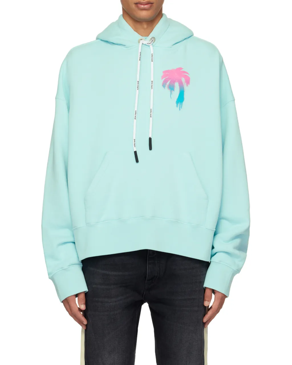 Palm Angels Palm Tree Printed Hoodie