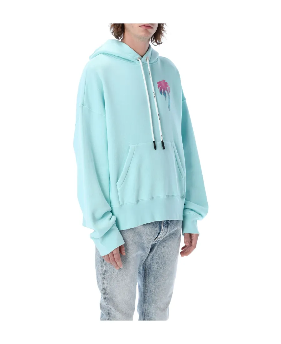 Palm Angels Palm Tree Printed Hoodie