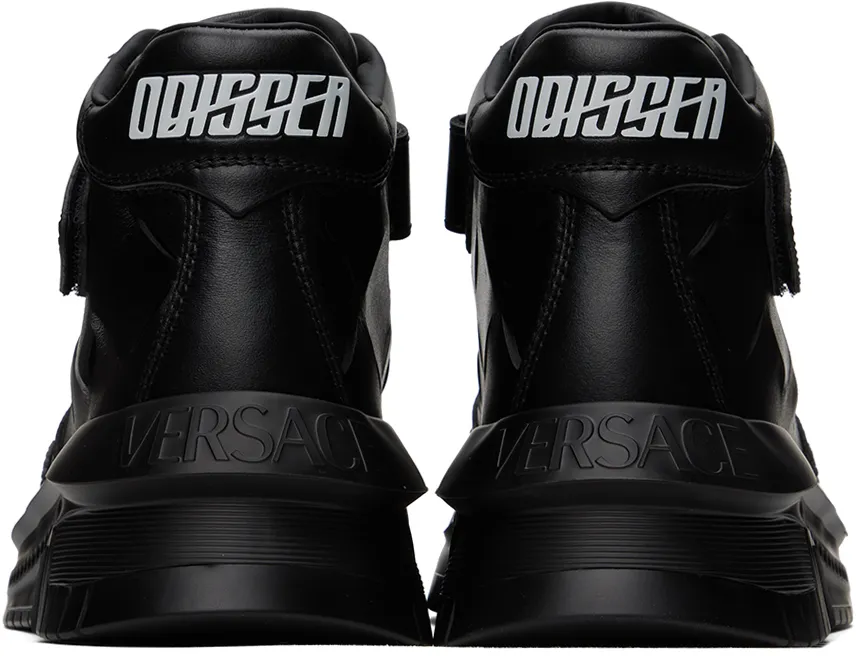 High-Top Leather Trainers