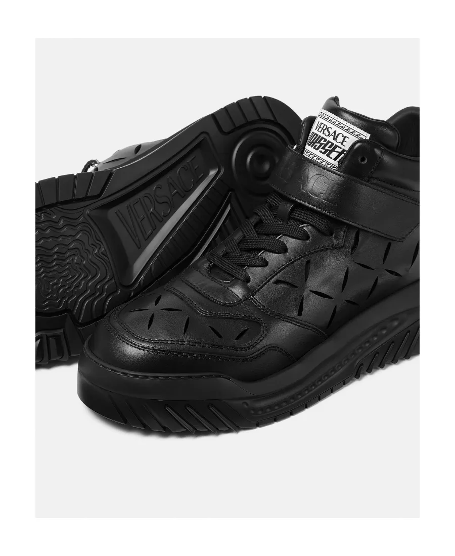 High-Top Leather Trainers