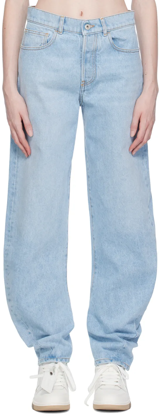 Bleach Twist Banana Jeans