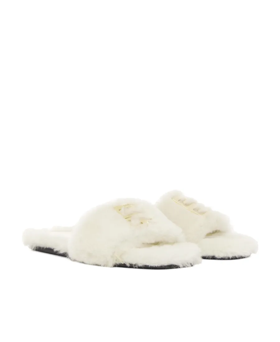 Logo Flat Slippers