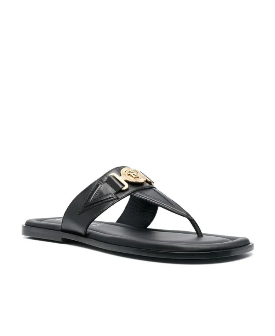 Versace La Medusa Slip-On Flip Flops