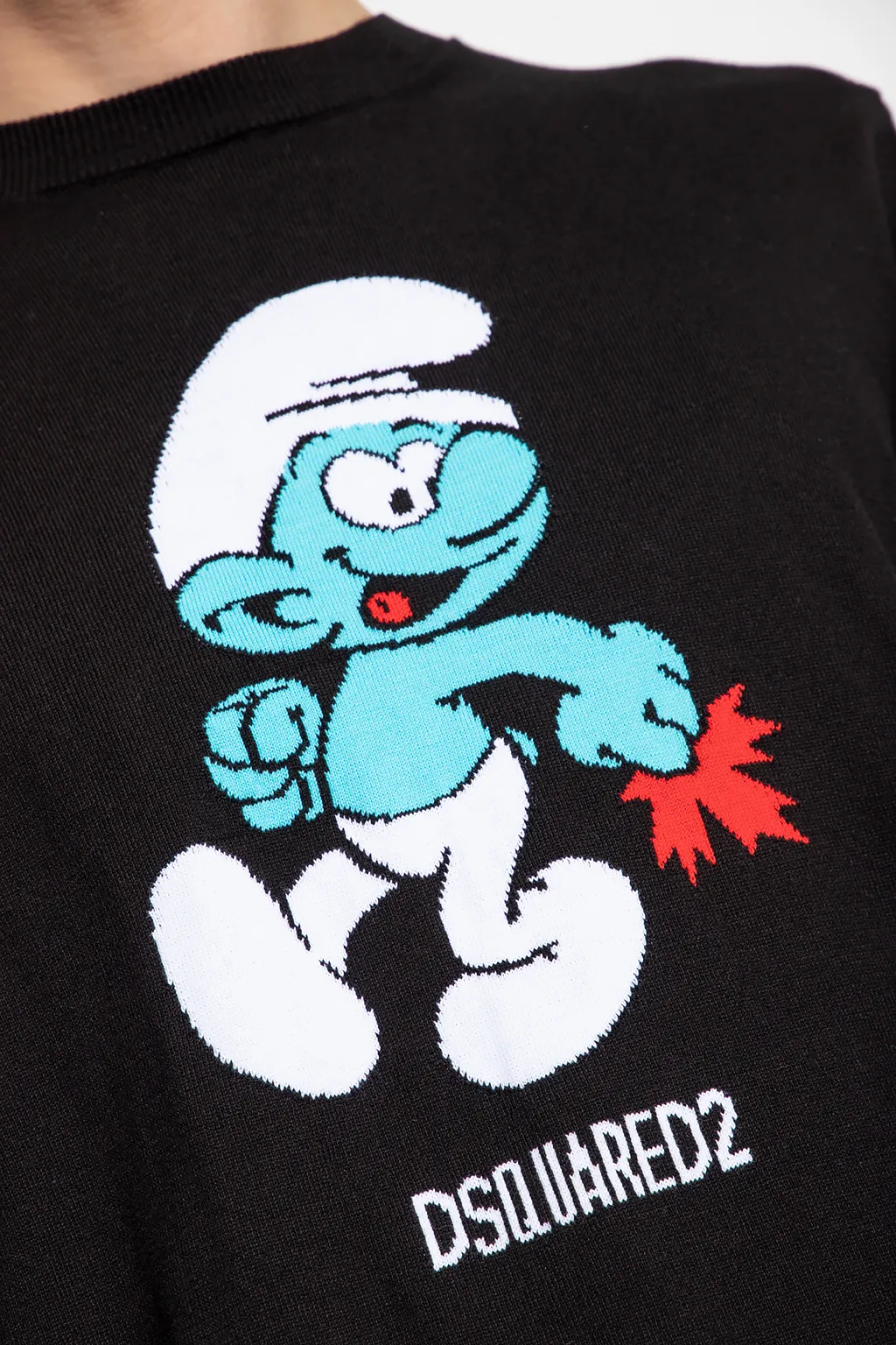 Smurf Knitted Jumper