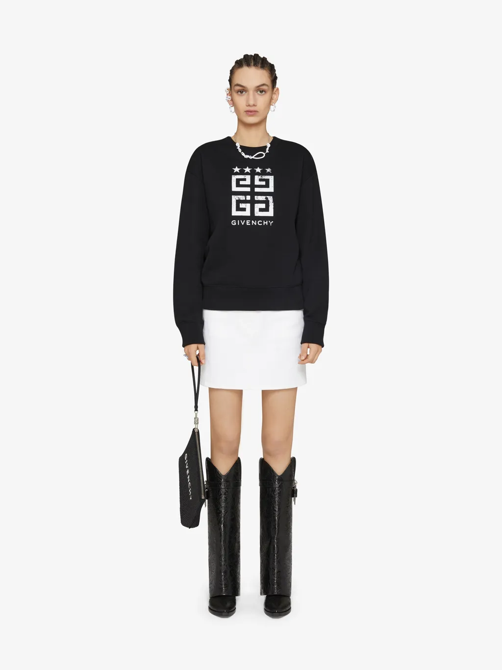 Givenchy A-Line Midi Skirt